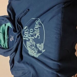 Bass Pro Shops Johnny Morris Hooded Sweatshirt Women's Size L